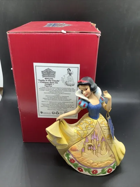 Disney Traditions Jim Shore Figure Showcase Snow White Castle In The Clouds