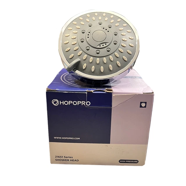 HOPOPRO 5 Modes High Pressure Shower Head 4.1 Inch High Flow 21651 series