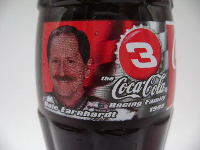 Coca Cola Coke Dale Earnhardt Sr #3 1999 Vintage 8 oz Bottle Full Never Opened 