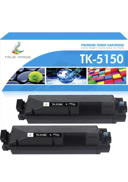 2 toner nero non OEM TK5150K per Kyocera Ecosys M6035cidn M6535cidn P6035cdn