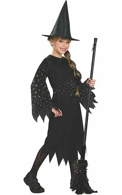Costume Di Halloween Abito Operato Da Bimba Strega Nera