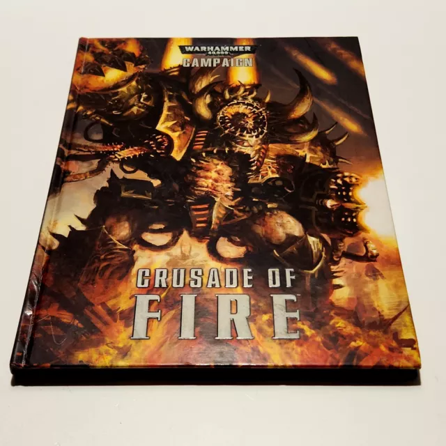 Warhammer 40K - Crusade of Fire - 2012 Hard Cover Campaign RPG 40,000 VGC