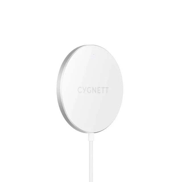 Cygnett MagCharge 15W Fast Magnetic Wireless Charging Cable (2M) - White (CY3...