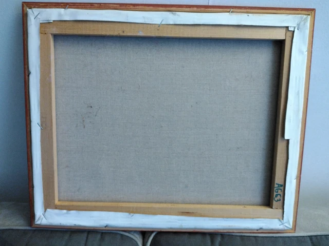 TABLEAU PEINTURE À l'huile sur toile signé J.ROUQUIER EUR 100,00 ...