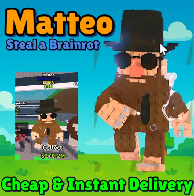 ONLINE ] MATTEO 🌈chance For Mutations🌈 BRAINROT | STEAL A BRAINROT