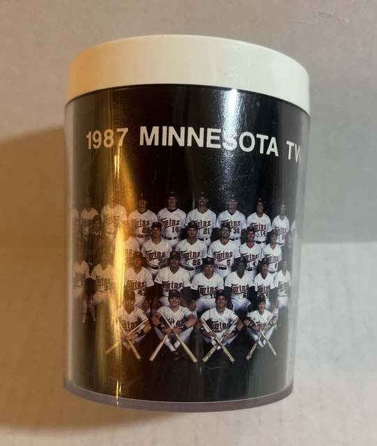 1987 MINNESOTA TWINS Baseball Team Thermo Serv Insulated Mug Appx 4 x 3"  $27.78 - PicClick CA