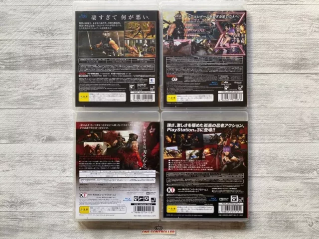 SONY PlayStation 3 PS3 Ninja Gaiden Σ Sigma 1 & 2 & 3 & Razor's Edge from Japan 2