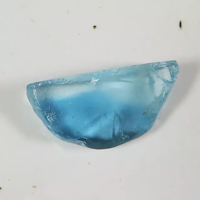100% Natural Sky Blue Topaz Rough Top Quality Gemstone 12.15 Ct 9x19x6 mm LE-19