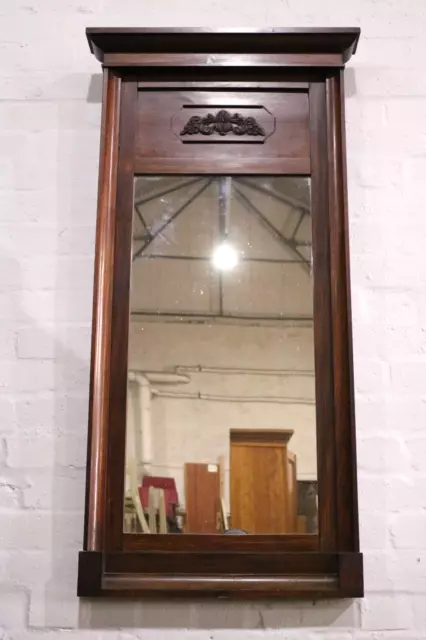 Antique carve Victorian wall mounted mirror