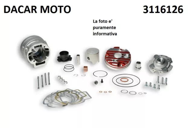 Cylindre MALOSSI Aluminium H2O Piaggio NRG MC3 DD 50 2T LC 3116126