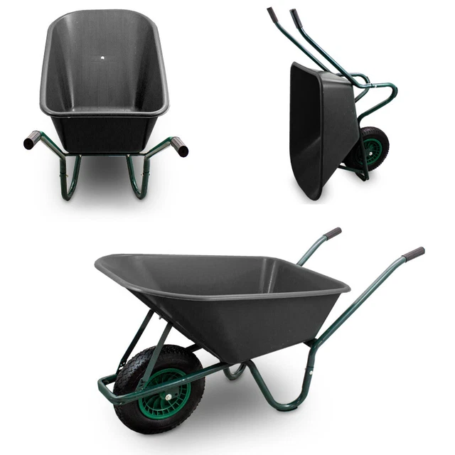 Carriola In Resina Da 330 Litri Con Struttura In Tubolare Zincato - Foto 11