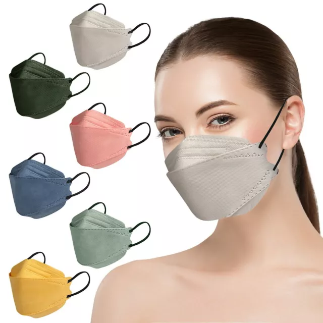 10x N95 KN95 KF94 Face Mask Respirator Disposable Filter Mouth Cover Adult