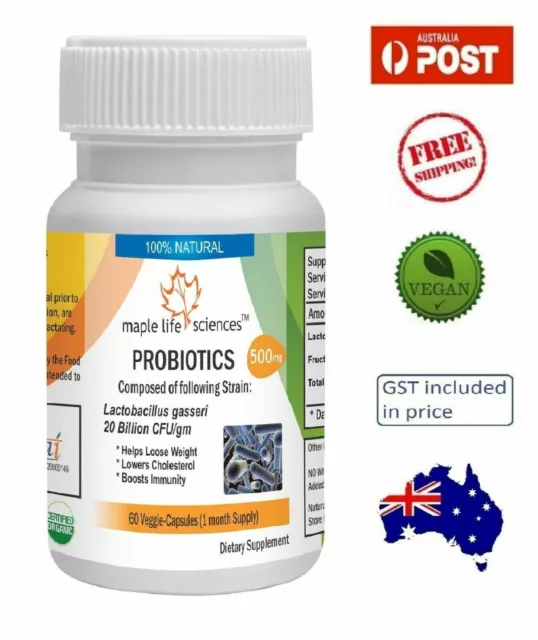 Probiotic Lactobacillus Gasseri 20 Billion CFU/gm Capsules - 500mg