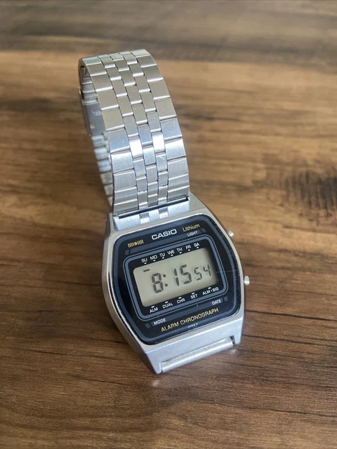 CASIO A659 160 Module Japan Alarm LCD Quartz Chronograph Watch 1980s £ ...