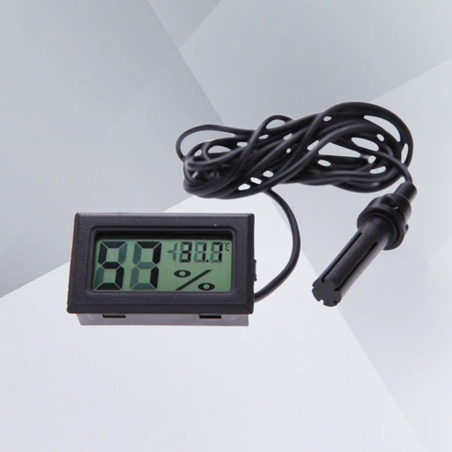 Miniature LCD Humidité Mètre De La Température Hygrothermographe