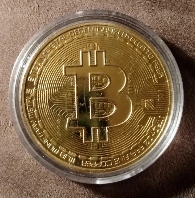Bitcoin Gold Plated Replica Collectable