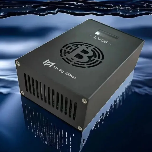 New Lucky Miner V6 Bitcoin Miner 500GH/S Bticon Lotto Device SHA256 DGB BM1366