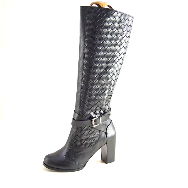 Bottes Cuissardes Motardes Stephane Kélian En Cuir Noir Taille 39, Très Bon état