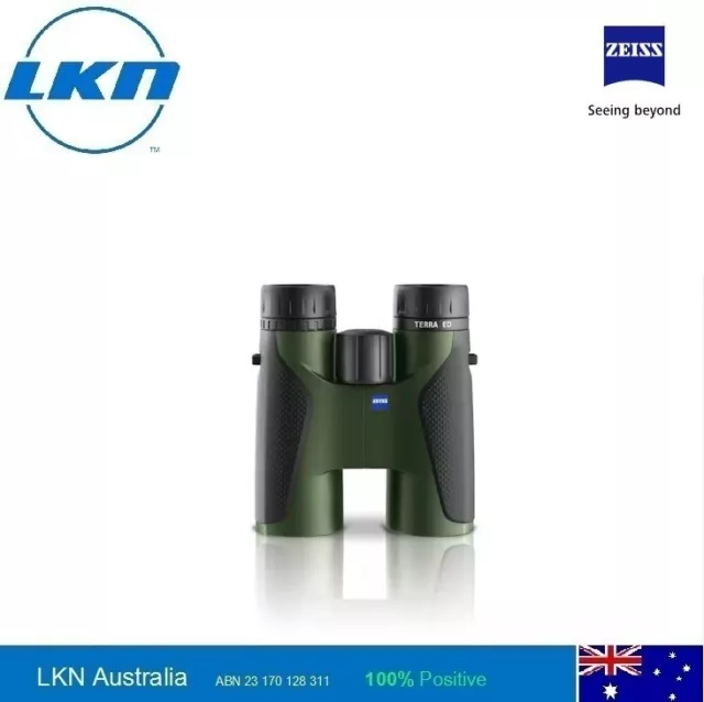 ZEISS Terra ED 10x42 Binoculars, Black/Green
