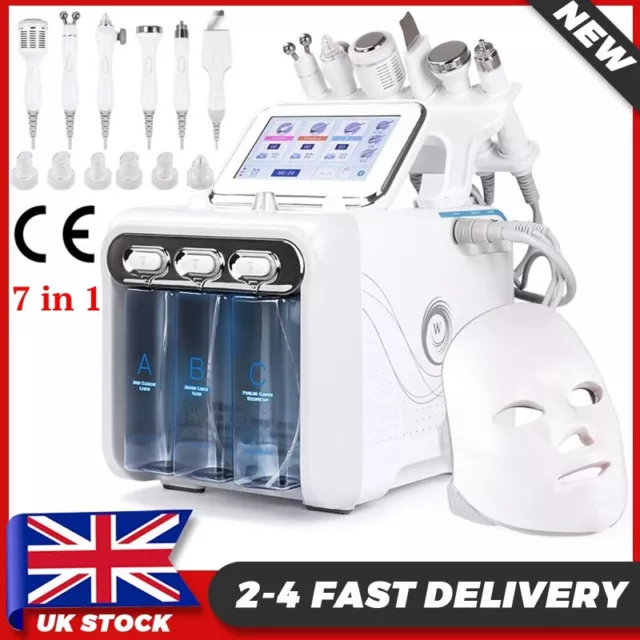 7in1 Hydra Dermabrasion Aqua Peel Clean Face Hydro Water Oxygen Beauty Machine