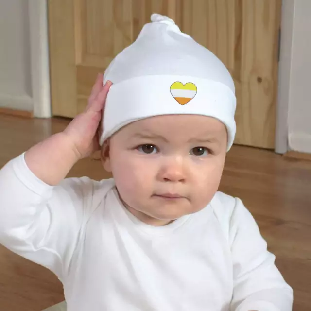 'Maverique Flag Heart' Baby Beanie Hat (BH00017233) 2