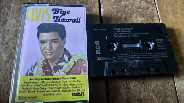 Elvis Presley - Blue Hawaii - Soundtrack Recording - Cassette Tape Album