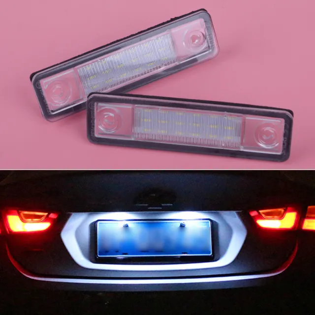 Pair 18LED License Number Plate Light fit for Vauxhall Opel Astra F G Corsa B