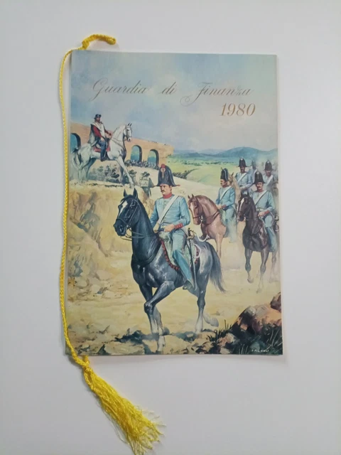 Calendario Guardia di Finanza 1980