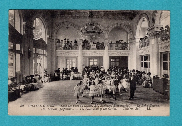 La / CPA - Postcard: Chatel-Guyon, Casino Party Room