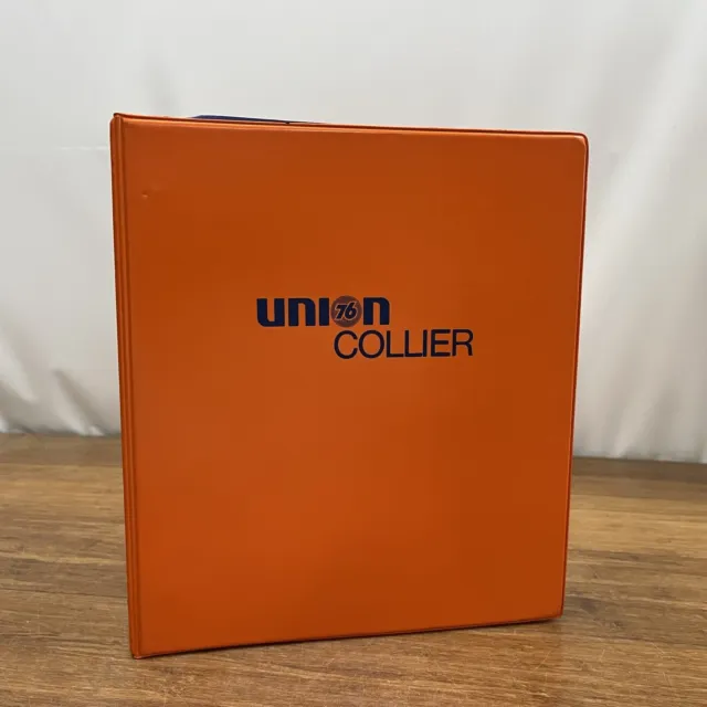 VTG Union 76 Collier Urea Manual For Fieldmen Binder Rare Clean Classic Orange