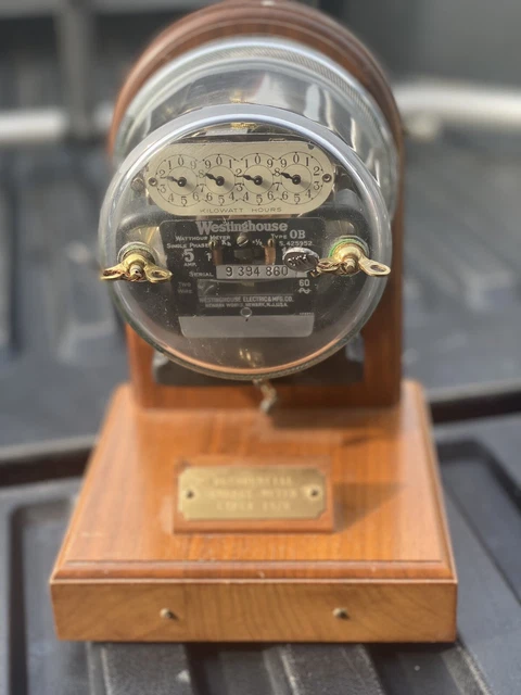 Vintage Westinghouse Energy Meter 1920s Antique