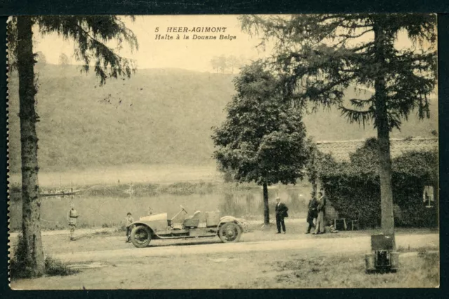 CPA - Carte Postale - Belgique - Heer Agimont - Halte à la Douane Belge - 1921 (