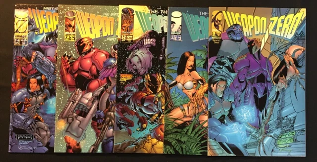 WEAPON ZERO 1 2 3 4 5 COMPLETE SET Joe BENITEZ Walter Simonson Erisha Image 1995