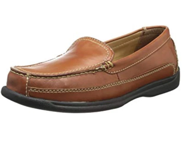DOCKERS CATALINA 90 7302 Men s Saddle Leather Moc Toe Loafers 59.99 PicClick