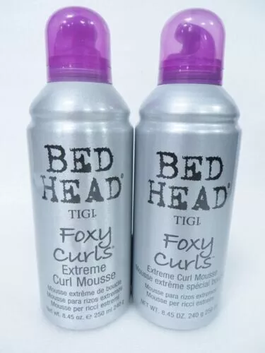 TIGI Bed Head Foxy Curls Extreme Curl Mousse - 8.45 Oz (2 Pack)