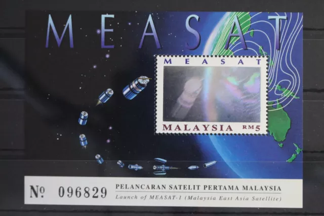 Malaysia Block 12 mit 592 postfrisch Weltraum Raumfahrt #WW135