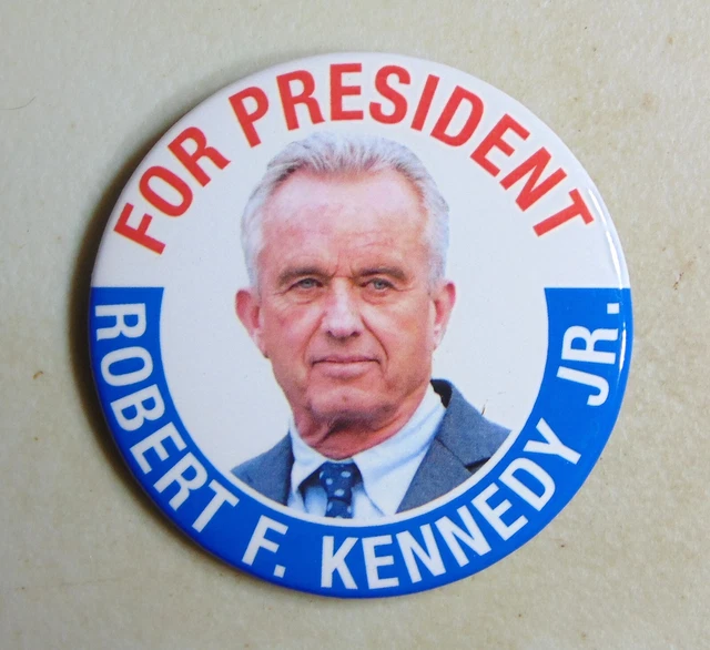 ROBERT F. KENNEDY Jr RFK 2024 campaign pin button political 2.00