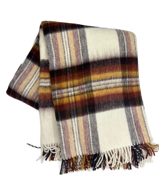 Plaid Laine Merinos,Couverture pour Le Canape,Couvertures en Laine de