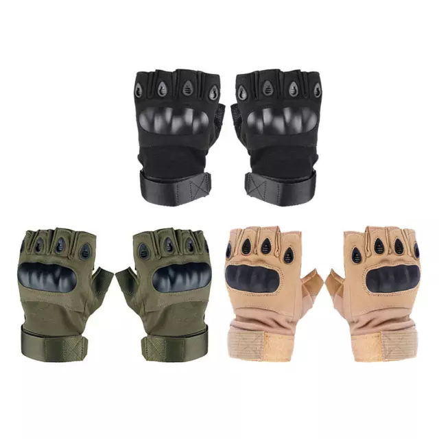 Mens Half Finger Gloves Tactical Sport Gloves for Fighting Climbing Hiking