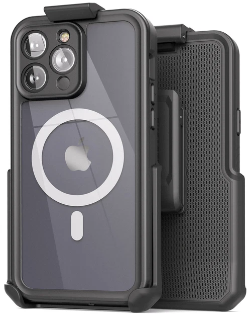 IPHONE 14 PRO Max Waterproof Case with Belt Clip Holster £33.14