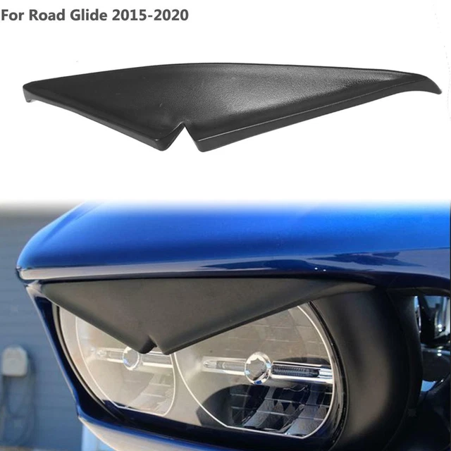 HEADLAMP EYEBROW EYELID Sticker Plastic Motorcycle Headlight Trim Fits