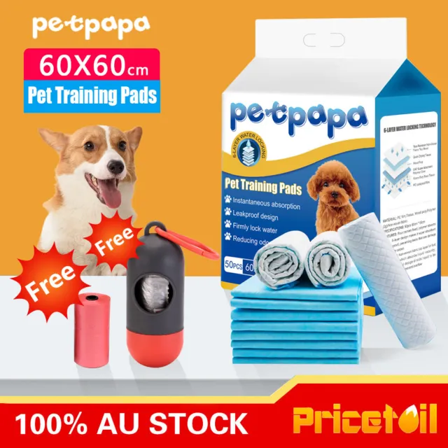 OZ Premium 50/100/200/400 Puppy Pet Dog Cat Toilet Potty Training Pads 60x60cm