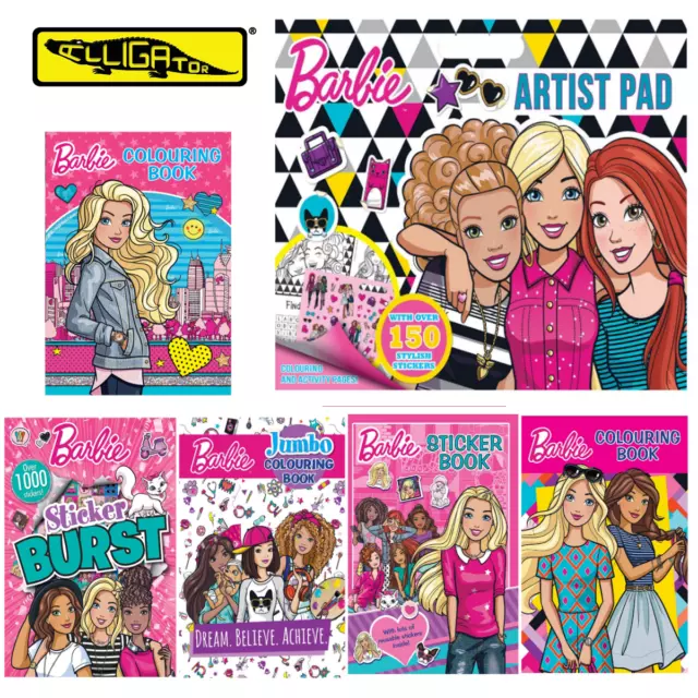 Barbie - Activity Ausmalen Und Aufkleber Buch für Kinder - Von Alligator