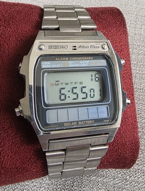 RARE VINTAGE PULSAR (SEIKO) Y665-5040 Digital WATCH 1981  display picture 1