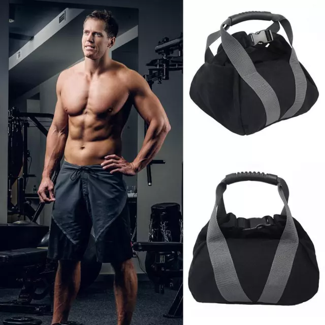 Weightlifting Training Sandbag Sand Kettlebell Adjustable Home Fitness Workou A7