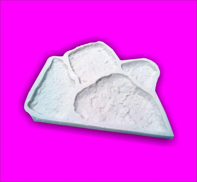 Moule à Pierre Reconstituée Fossile 3 - Caoutchouc Polyuréthane - Fabriqué En Italie - Neuf