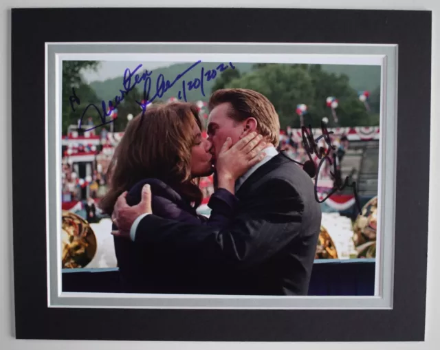 Martin Sheen & Stockard Channing Signed Autograph 10x8 photo display West Wing