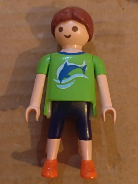 PLAYMOBIL FIGURA HOMBRE City Camiseta Verde 27/3/19 EUR 2,00