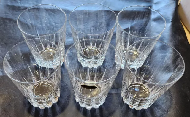 Cristal d' Arques Crystal Hi Ball Glasses Made In France Genuine Lead Crystal