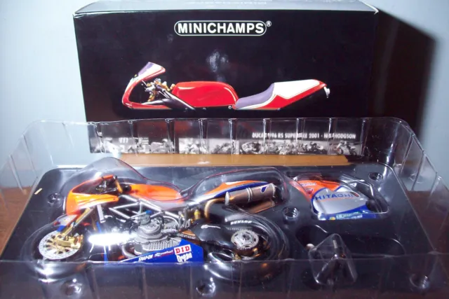 1/12 Minichamps 122 011200 Ducati 996Rs Superbike 2001 #100 Neil Hodgson